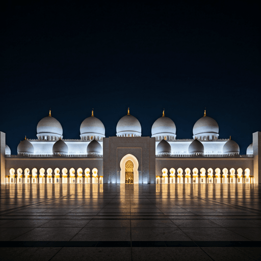Grand Mosque at Night